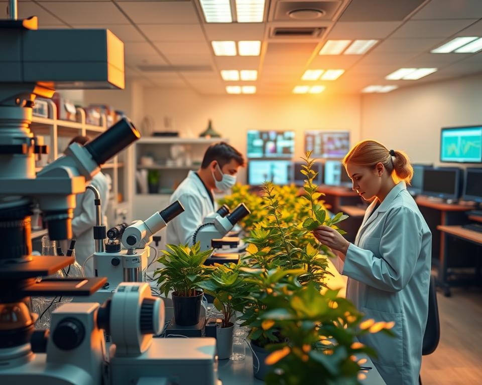 Moderne Pflanzenuntersuchung Technologien